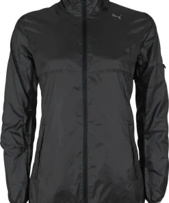 Puma Lightweight Womens Running Jacket - Black