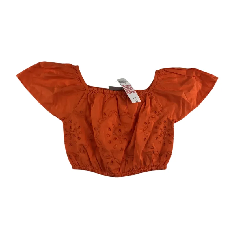 Matalan 7-8 years orange crop top