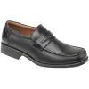 Amblers Manchester Leather Loafer Black