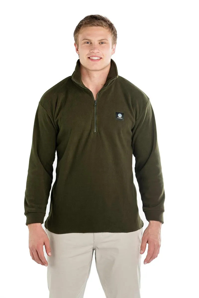Swanndri Motu Fleece Pullover Olive