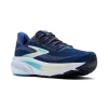 Brooks Ghost 17 Womens Running Shoe - WIDE FIT Navy/Green/Turquoise