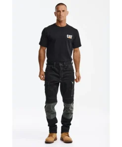 Caterpillar Essential Knee Pocket Stretch Holster Trouser Black