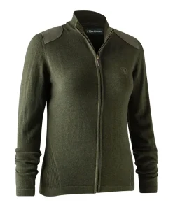 Deerhunter Lady Darlington Knit Cardigan Green Melange