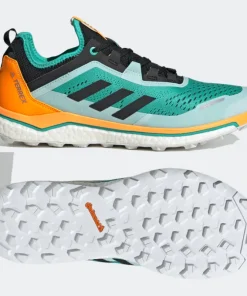 adidas Terrex Agravic Flow Mens Trail Running Shoes - Aqua
