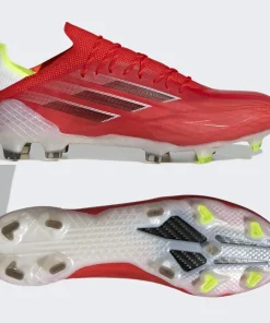 adidas X Speedflow.1 FG Mens - Meteorite - Red