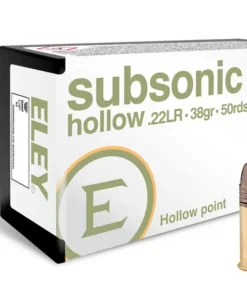 Eley  .22 Subsonic HP 38gr  ( 50pk)