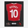 Framed Wayne Rooney Signed Manchester United Shirt 2010-11 [Classic]