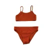 Primark 11-12 years orange daisy 2-piece set swimsuit