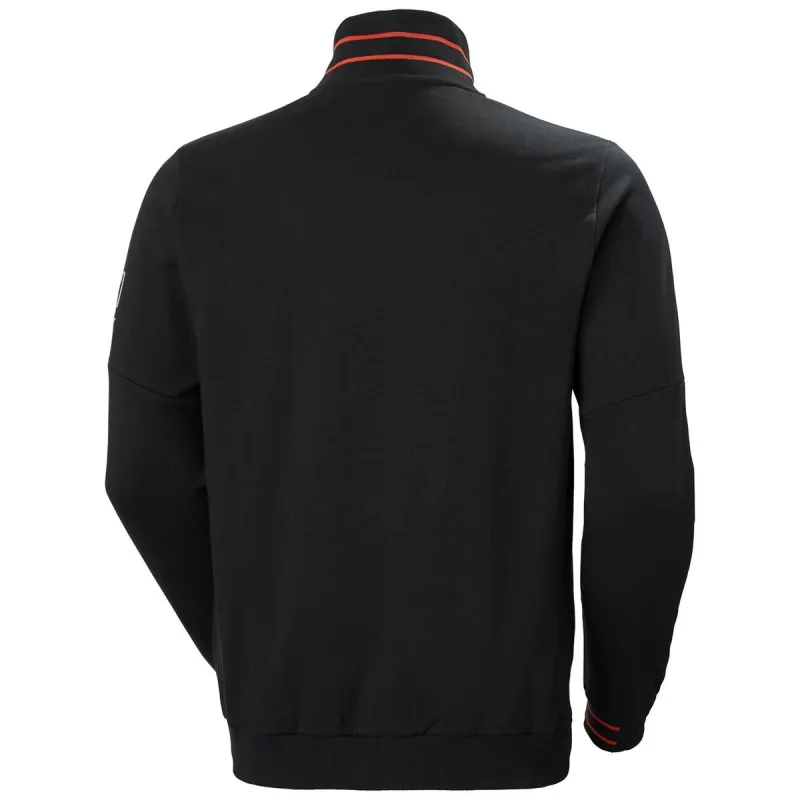 Helly Hansen Kensington Zip Sweatshirt Black - Image 2