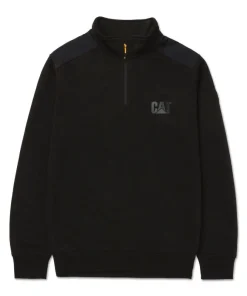 Caterpillar Essential 1/4 Zip Sweatshirt Black