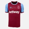 Declan Rice Signed West Ham United Shirt 2020-21 Home [Front]