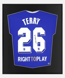 Framed Terry Signed Chelsea Shirt, 2012 Munich Final [Lite]