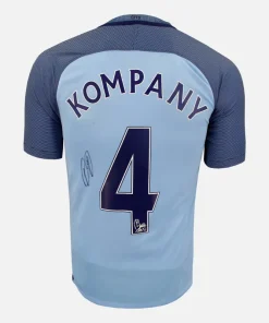 Vincent Kompany Signed Manchester City Shirt 2016-17 Home [4]