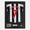 Framed Joelinton Signed Newcastle United Shirt 2022-23 Home [Classic]