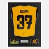 Framed Adama Traore Signed Wolves Shirt 2020-21 Cup [Classic]