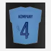 Framed Kompany Signed Shirt, Manchester City Centurions [Lite]