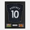 Framed Daniel Podence Signed Wolves Shirt 2021-22 Away [Classic]
