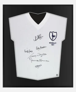 Framed Tottenham Hotspur Signed Shirt, 1961 League Winners [Lite]