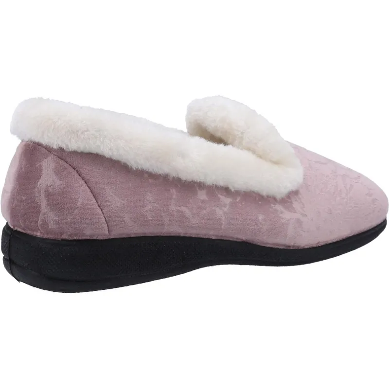 Fleet & Foster Adelaide Memory Foam Slipper Pink - Image 3