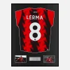 Framed Jefferson Lerma Signed Bournemouth Shirt Home 2022-23 [Classic]