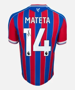 Jean-Philippe Mateta Signed Crystal Palace Shirt 2025-26 Home [14]