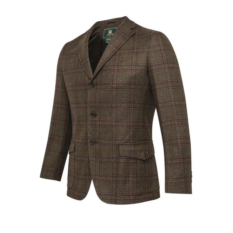 Beretta ST JAMES JACKET Brown & Red Check