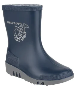 Dunlop Mini Elephant Wellington Blue/Grey