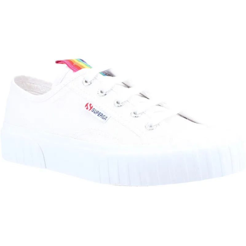 Superga 2630 Stripe Rainbow White/Rainbow