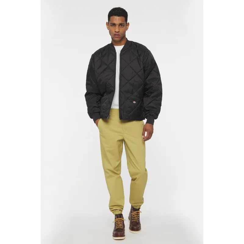 Dickies Diamond Quilted Nylon Jacket Black - Image 2