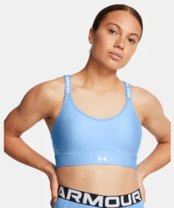 UA Infinity Mid 2.0 Bra Horizon Blue