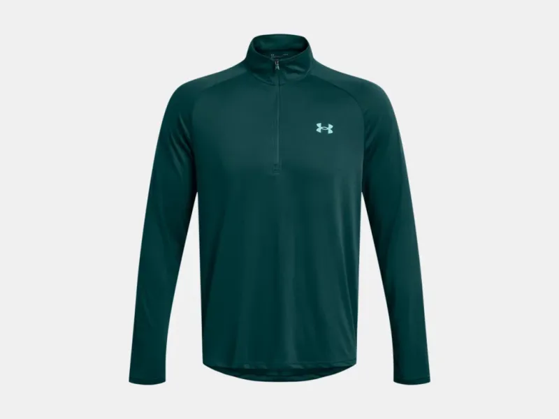 UA Tech 1/2 Zip Top M Hydro Teal - Image 3