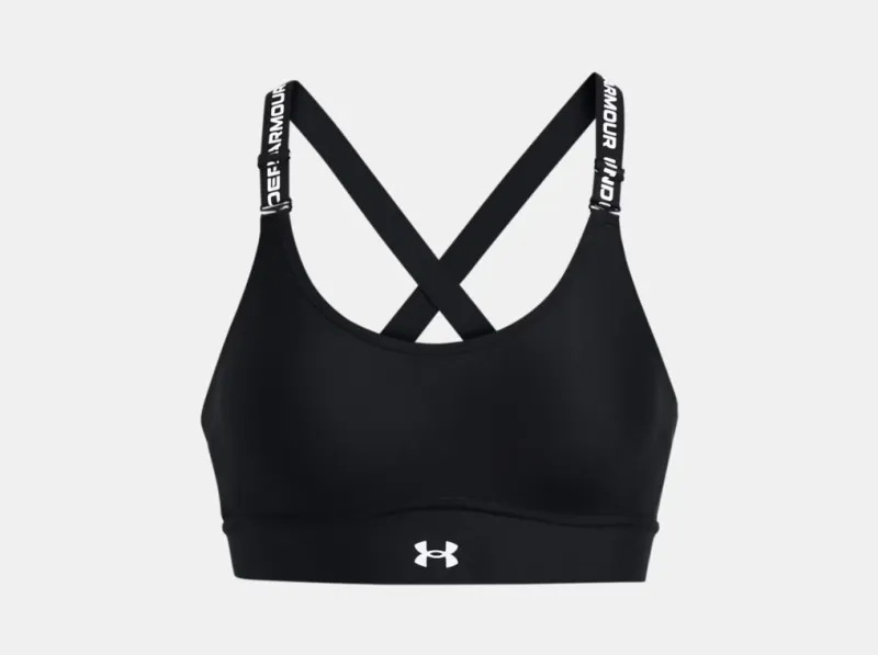 UA Infinity Mid 2.0 Bra Black - Image 3