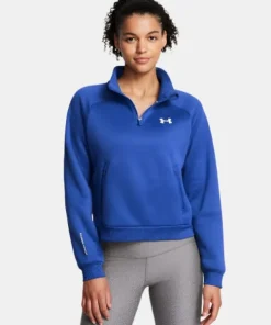 UA Armour Fleece Pro W QZ Blue