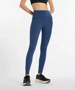 NB Sleek High Rise Sport Legging 25" W Navy