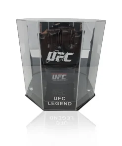 Conor McGregor Black Hand Signed MMA Glove in DELUXE Octagon Display Case