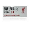 David Johnson Hand Signed ‘Anfield Road’ Metal Sign