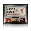 Alan Kennedy Hand Signed ‘Anfield Road’ Metal Sign In Deluxe Classic Frame