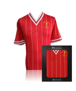 Kenny Dalglish Hand Signed ROME 1984 European Cup Final Shirt In AAA Gift Box