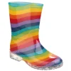 Cotswold PVC Jnr Wellington Rainbow