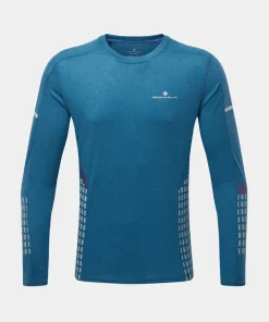 Ronhill Tech Afterhours LS Tee M Blue