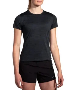Brooks LUXE SS Tee W Black