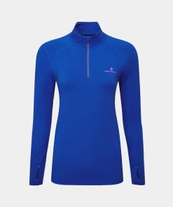 Ronhill Core Thermal 1/2 Zip Top W Blue