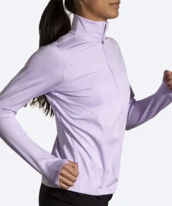 Brooks Dash 1/2 Zip W Purple