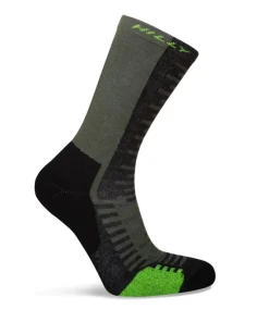 Hilly Active Crew Sock Blk/Grn