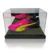 Kenny Dalglish Hand Signed Pink/Black Puma Football Boot in Deluxe Acrylic Display Case