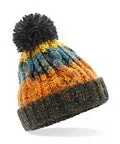 Beechfield Corkscrew Pom Pom Beanie Jnr