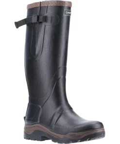 Cotswold Compass Neoprene Rubber Wellington Black