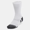 UA Performance Tech 3pk Crew White
