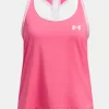 UA Knockout Tank Girls' Super Pink