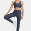 UA Tech Leggings W Down Pour Grey / White